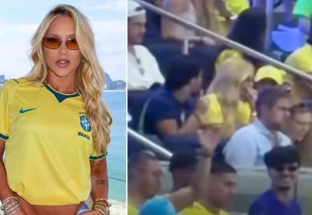 Imagem da notícia: Virginia Fonseca é vaiada durante jogo do Brasil no Maracanã