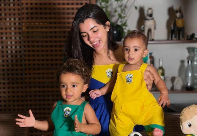 Imagem da notícia: Com João Gomes à distância, Ary Mirelle celebra 9 meses de Joaquim Imagem da notícia: Com João Gomes à distância, Ary Mirelle celebra 9 meses de Joaquim