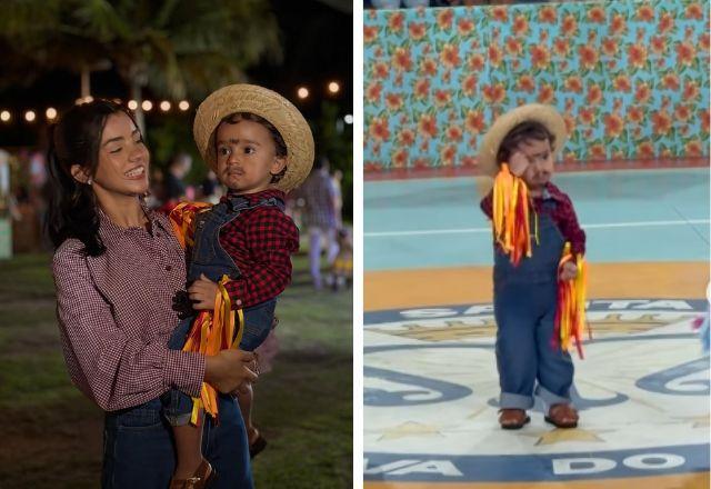 Imagem da notícia: Filho de Ary Mirelle e João Gomes encanta em festa junina Imagem da notícia: Filho de Ary Mirelle e João Gomes encanta em festa junina