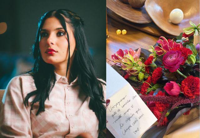 Imagem da notícia: Novo romance? Ana Castela recebe flores misteriosa Imagem da notícia: Novo romance? Ana Castela recebe flores misteriosa