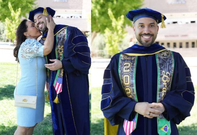 Imagem da notícia: Gil do Vigor celebra conquista do PhD e emociona ao homenagear a mãe Imagem da notícia: Gil do Vigor celebra conquista do PhD e emociona ao homenagear a mãe