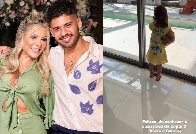 Imagem da notícia: Poliana mostra filhos de Zé Felipe em nova mansão do cantor Imagem da notícia: Poliana mostra filhos de Zé Felipe em nova mansão do cantor