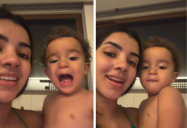 Imagem da notícia: Filho de João Gomes encanta ao cantar sucesso regravado pelo pai Imagem da notícia: Filho de João Gomes encanta ao cantar sucesso regravado pelo pai