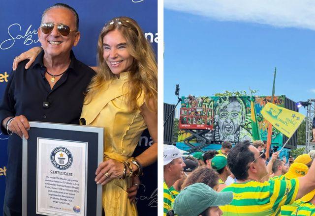 Imagem da notícia: Galvão Bueno entra para o Guinness Book com recorde histórico