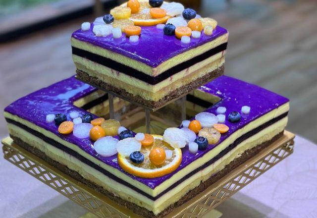Cheesecake de Frutas Amarelas