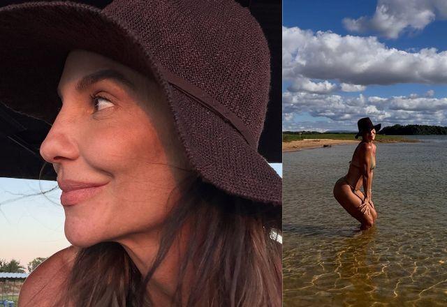 Imagem da notícia: Ivete Sangalo esbanja beleza ao posar no Vale do São Franscico Imagem da notícia: Ivete Sangalo esbanja beleza ao posar no Vale do São Franscico