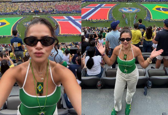 Imagem da notícia: Maisa acompanha jogo do Brasil e faz ligação especial Imagem da notícia: Maisa acompanha jogo do Brasil e faz ligação especial