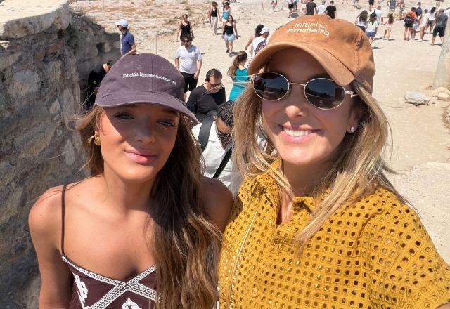 Imagem da notícia: Ticiane Pinheiro e Rafa Justus curtem viagem pela Grécia