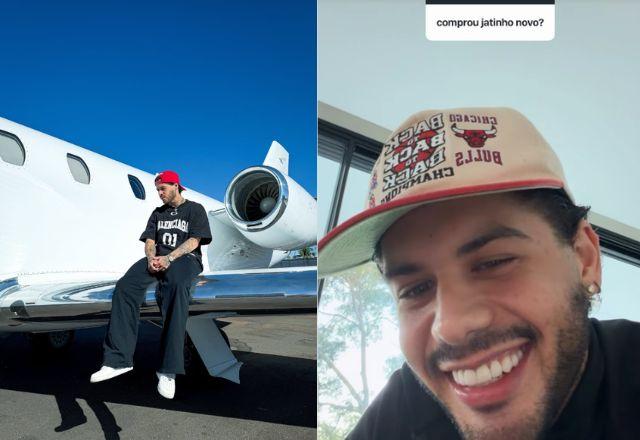Imagem da notícia: Zé Felipe explica compra de jatinho: "É só o começo" Imagem da notícia: Zé Felipe explica compra de jatinho: "É só o começo"