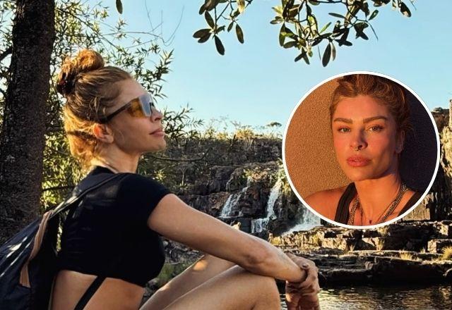 Imagem da notícia: Grazi Massafera exibe piercing em viagem pela Chapada Imagem da notícia: Grazi Massafera exibe piercing em viagem pela Chapada