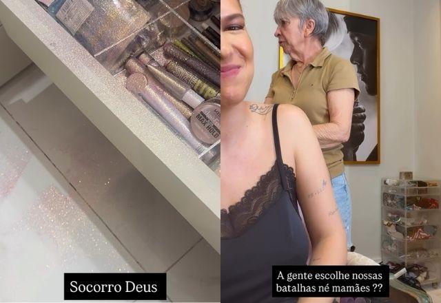 Imagem da notícia: Lore Improta reage com calma após bagunça de sua filha Liz