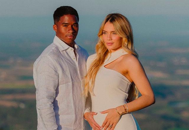 Imagem da notícia: Endrick e Gabriely revelam nome do filho em evento luxuoso Imagem da notícia: Endrick e Gabriely revelam nome do filho em evento luxuoso