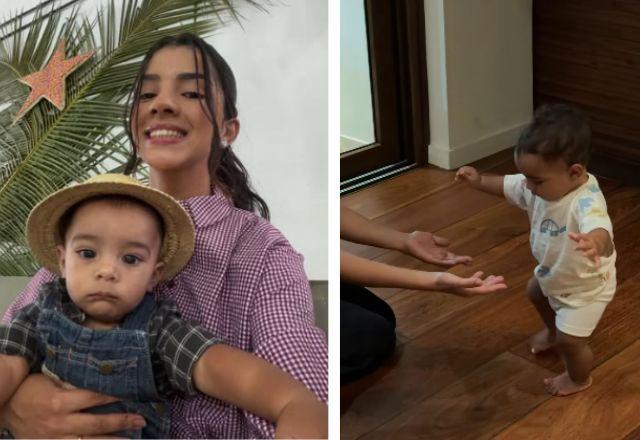 Imagem da notícia: Filho de João Gomes dá os primeiros passos aos 10 meses Imagem da notícia: Filho de João Gomes dá os primeiros passos aos 10 meses
