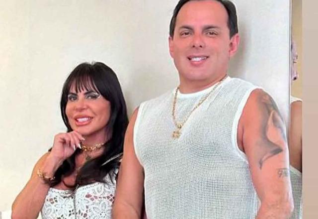 Imagem da notícia: Marido de Gretchen mostra mudanças no visual e cantora reage Imagem da notícia: Marido de Gretchen mostra mudanças no visual e cantora reage