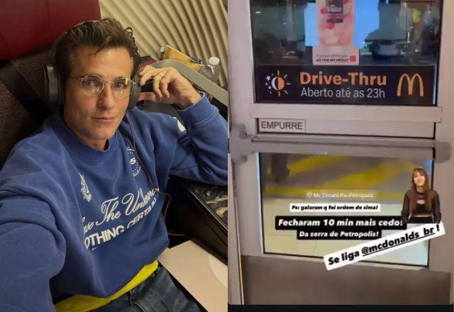 Bruno Gagliasso reclama de fast-food e é criticado na web
