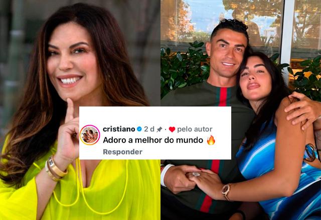 Imagem da notícia: Cristiano Ronaldo reage a post sobre Georgina e surpreende Imagem da notícia: Cristiano Ronaldo reage a post sobre Georgina e surpreende