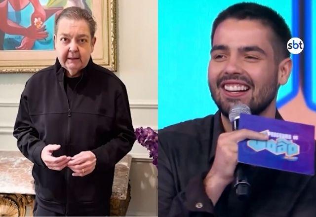Imagem da notícia: Faustão manda recado emocionante para João Silva no SBT Imagem da notícia: Faustão manda recado emocionante para João Silva no SBT