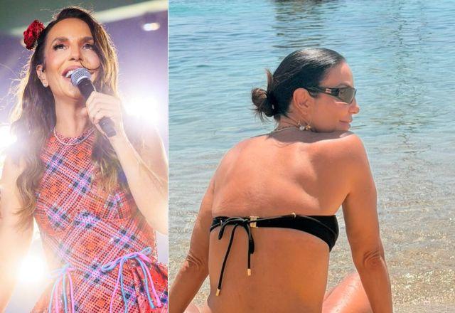 Imagem da notícia: Ivete Sangalo esbanja beleza ao posar de biquíni em viagem Imagem da notícia: Ivete Sangalo esbanja beleza ao posar de biquíni em viagem