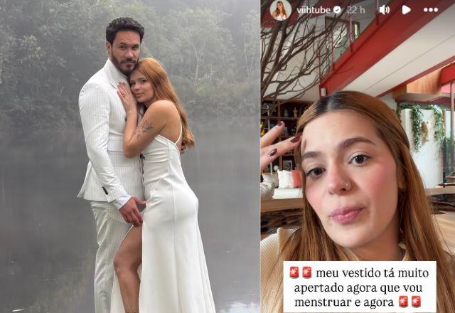 Imagem da notícia: Viih Tube revela perrengue com vestido: "Não tá fechando" Imagem da notícia: Viih Tube revela perrengue com vestido: "Não tá fechando"