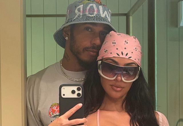Imagem da notícia: Kim Kardashian compartilha férias com Lewis Hamilton Imagem da notícia: Kim Kardashian compartilha férias com Lewis Hamilton
