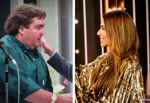 Imagem da notícia: João Silva e Patricia Abravanel recriam foto de Faustão e Silvio Imagem da notícia: João Silva e Patricia Abravanel recriam foto de Faustão e Silvio