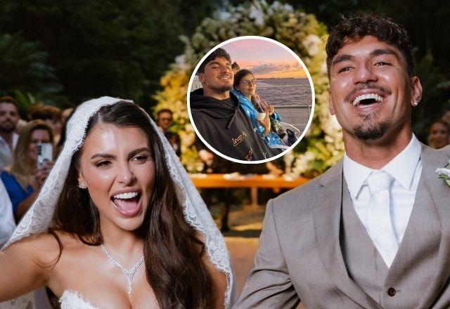Imagem da notícia: Gabriel Medina se declara à esposa durante lua de mel