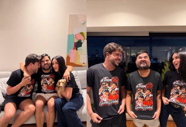 Imagem da notícia: Rafa Uccman homenageia Lucas Guedez com blusa especial Imagem da notícia: Rafa Uccman homenageia Lucas Guedez com blusa especial