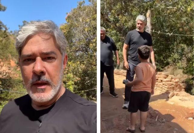 Imagem da notícia: William Bonner é surpreendido por pergunta de menino de 5 anos