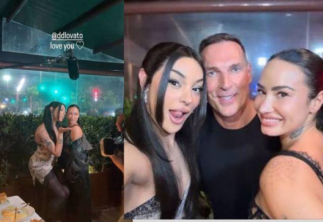 Imagem da notícia: Pabllo Vittar posa com Demi Lovato antes de show no Rio Imagem da notícia: Pabllo Vittar posa com Demi Lovato antes de show no Rio