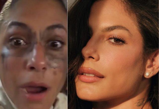 Imagem da notícia: Mari Gonzalez surge com maquiagem borrada após chorar em filme Imagem da notícia: Mari Gonzalez surge com maquiagem borrada após chorar em filme
