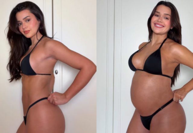 Imagem da notícia: Franciny Ehlke revela mudanças do corpo durante primeira gravidez; veja Imagem da notícia: Franciny Ehlke revela mudanças do corpo durante primeira gravidez; veja
