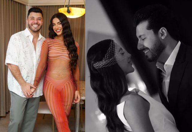 Imagem da notícia: Murilo Huff e Gabriela Versiani celebram noivado em festa Imagem da notícia: Murilo Huff e Gabriela Versiani celebram noivado em festa