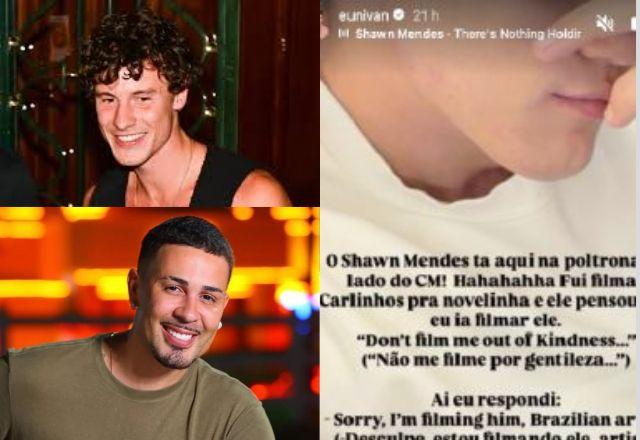 Imagem da notícia: Shawn Mendes confunde gravação e aborda fotógrafo de Carlinhos Maia Imagem da notícia: Shawn Mendes confunde gravação e aborda fotógrafo de Carlinhos Maia