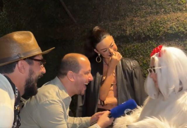 Imagem da notícia: Renato Góes e Tatá Werneck se reencontram em festa de novela Imagem da notícia: Renato Góes e Tatá Werneck se reencontram em festa de novela