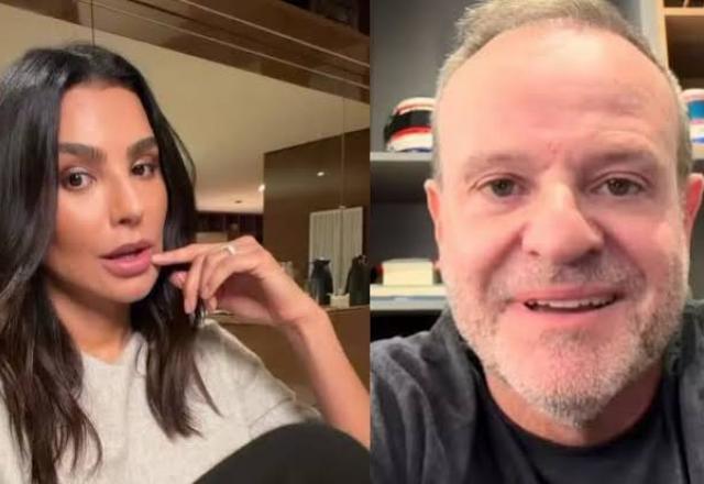 Imagem da notícia: Que rápido!  Cíntia Chagas e Rubens Barrichello terminaram