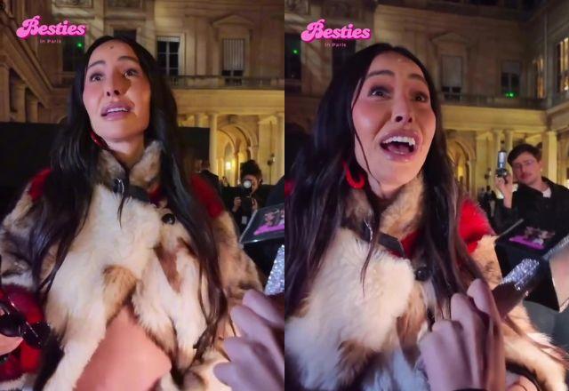 Imagem da notícia: Sabrina Sato se enrola com inglês em Paris e diverte fãs