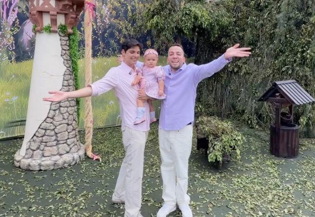 Imagem da notícia: Filha de Lucas Rangel ganha festa luxuosa de Rapunzel
