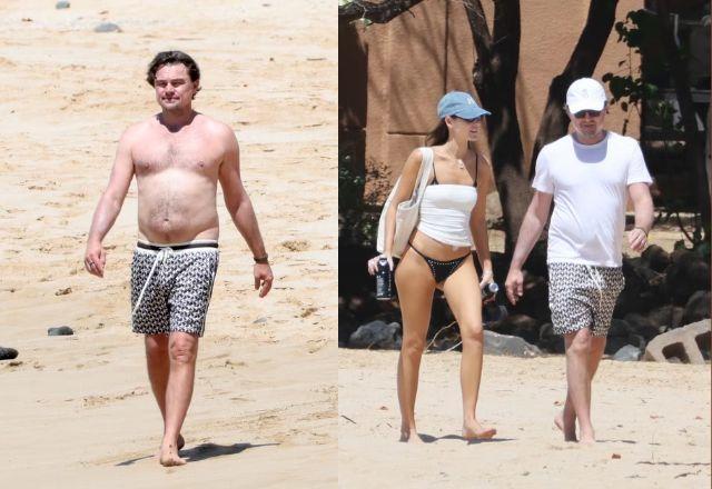 Imagem da notícia: Leonardo DiCaprio curte praia com a namorada no Havaí Imagem da notícia: Leonardo DiCaprio curte praia com a namorada no Havaí