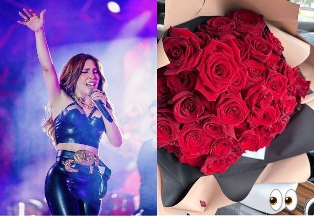 Imagem da notícia: Manu Bahtidão ganha rosas seis dias após anunciar separação Imagem da notícia: Manu Bahtidão ganha rosas seis dias após anunciar separação