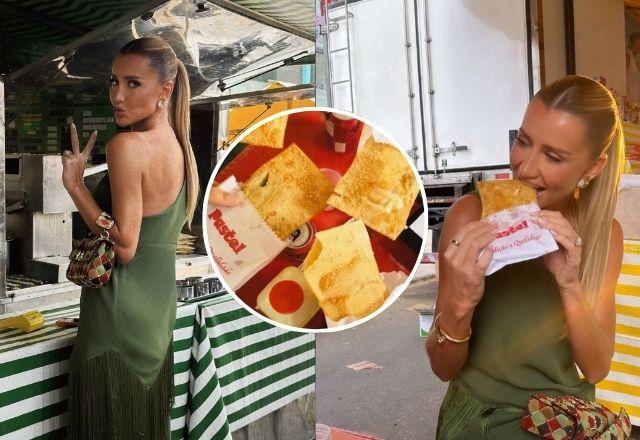Imagem da notícia: Ana Paula Siebert troca luxo por pastel de feira
