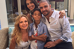 Eliana conhece a casa e a família de Diogo Nogueira neste domingo