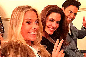 Ticiana Villas Boas aproveita folga em Nova Iorque com famosos em show de Ana Carolina