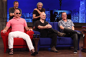 Danilo Gentili recebe Faith No More nesta quarta