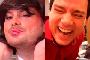 O clima esquentou! Celso Portiolli provoca Danilo Gentili antes do "Tapa na Cara"