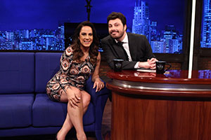 Danilo Gentili recebe Silvia Abravanel nesta segunda