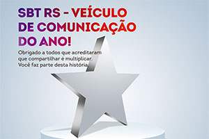 SBT RS vence categoria Veículo Do Ano em premiação gaúcha