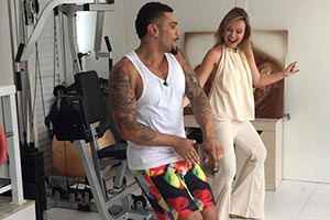 Eliana mostra a intimidade de Naldo Benny neste domingo