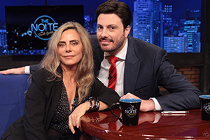 Danilo Gentili recebe Bruna Lombardi nesta segunda