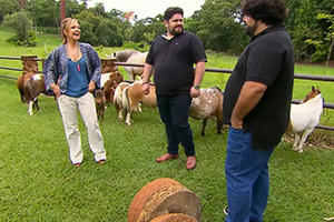 Eliana mostra o haras de César Menotti e Fabiano neste domingo