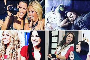 Anahí deseja um fofo "feliz cumpleaños" à sua amiga Maite Perroni